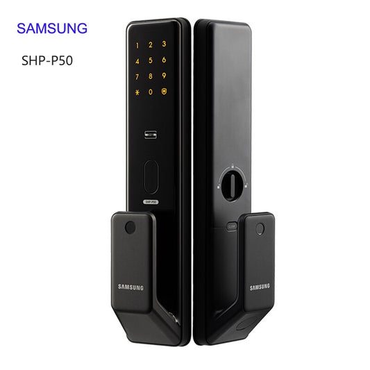 Samsung SHP-P50 Genuine Smart Digital Lock Fingerprint Security Biometric Lock Smart Residential Locks