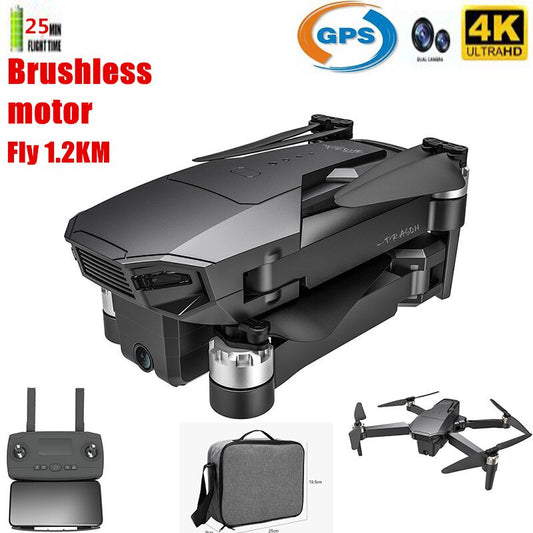 Professional Double GPS 4K ESC HD Camera Drones WIFI FPV Air - 1.2km