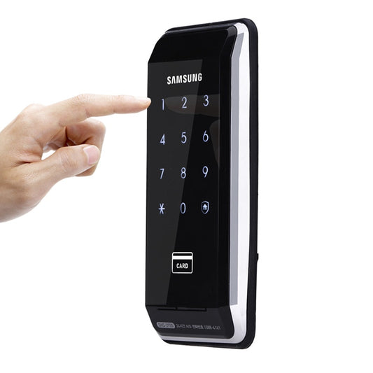 SAMSUNG Ezon SHS-2920 Electronic Keyless Security Entry New Digital Lock with Fingerprint + 4 RFID Cards 