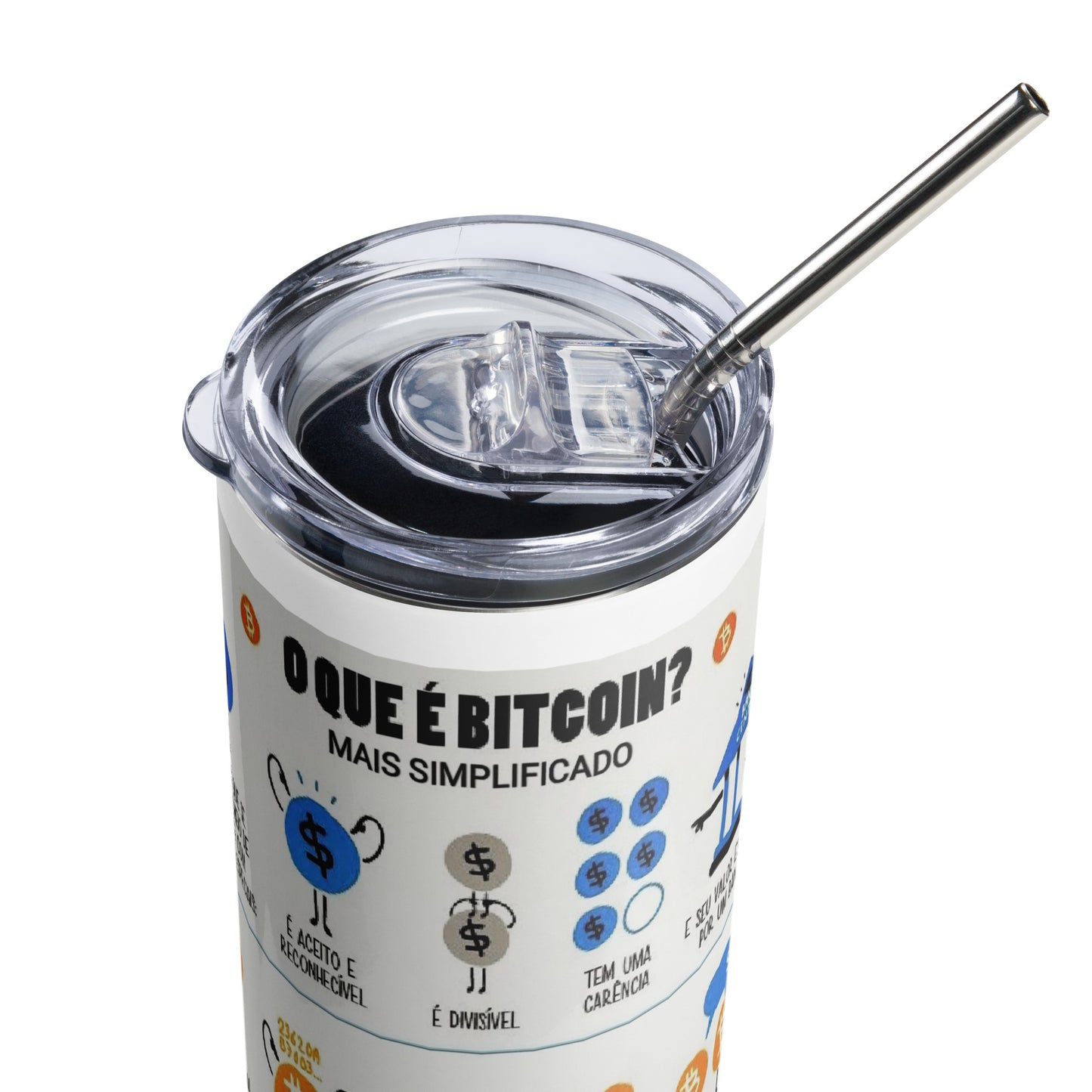 Bitcoin progresscripto stainless steel cup